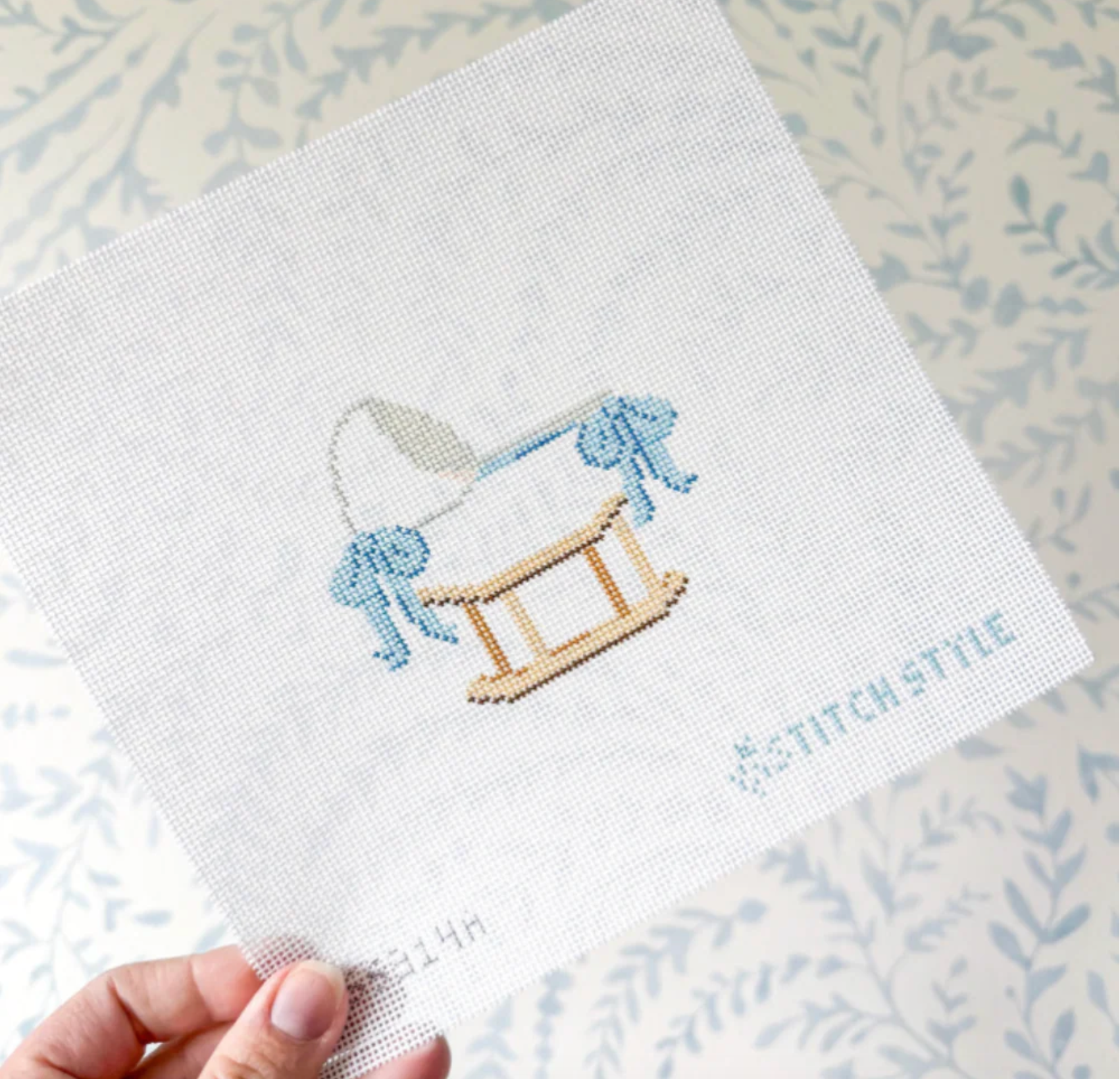 Canvas BABY BASSINETT  -  BLUE  SS314A