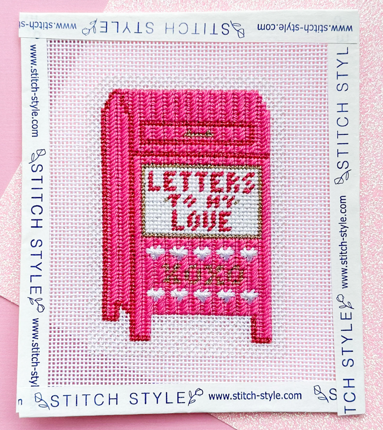 Canvas LETTERS TO LOVE WITH STITCH GUIDE SS129