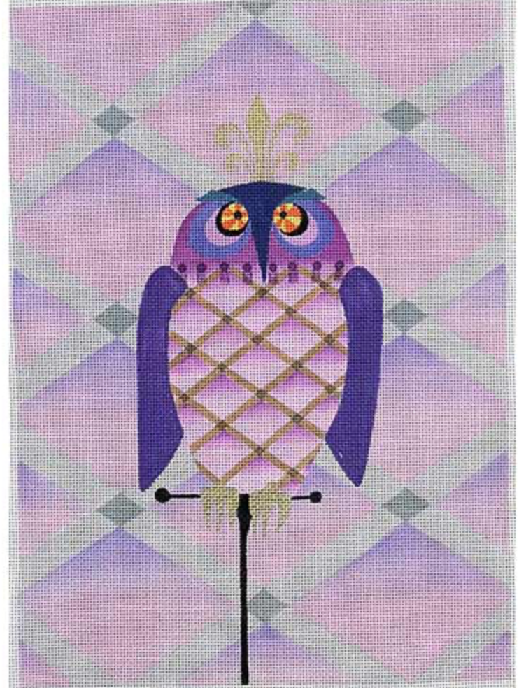 Canvas FLEUR BIRD  ZE756  8.5X12"