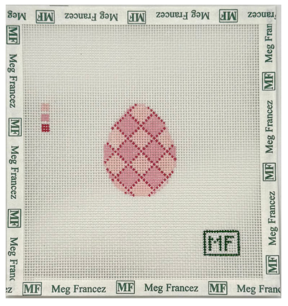 Canvas MINI HARLEQUIN EGG - PURPLE