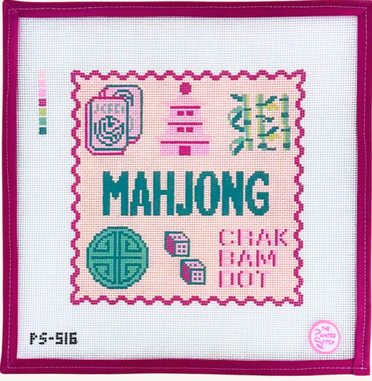 Canvas MAHJONG TRAY INSERT  PS516   12X12"