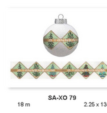 Canvas O TANNENBAUM  BAND ORNAMENT SAXO79