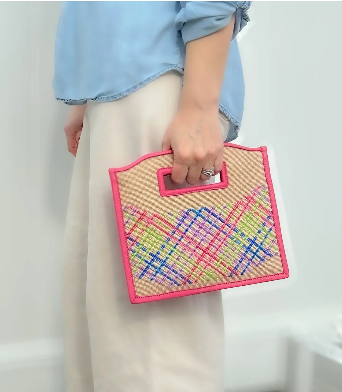 Canvas MELA ENVELOPE CLUTCH CANVAS ONLY  10X9"