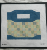 Canvas POOL ENVELOPE   CLUTCH   10X9"