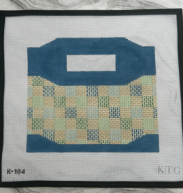 Canvas POOL ENVELOPE   CLUTCH   10X9"