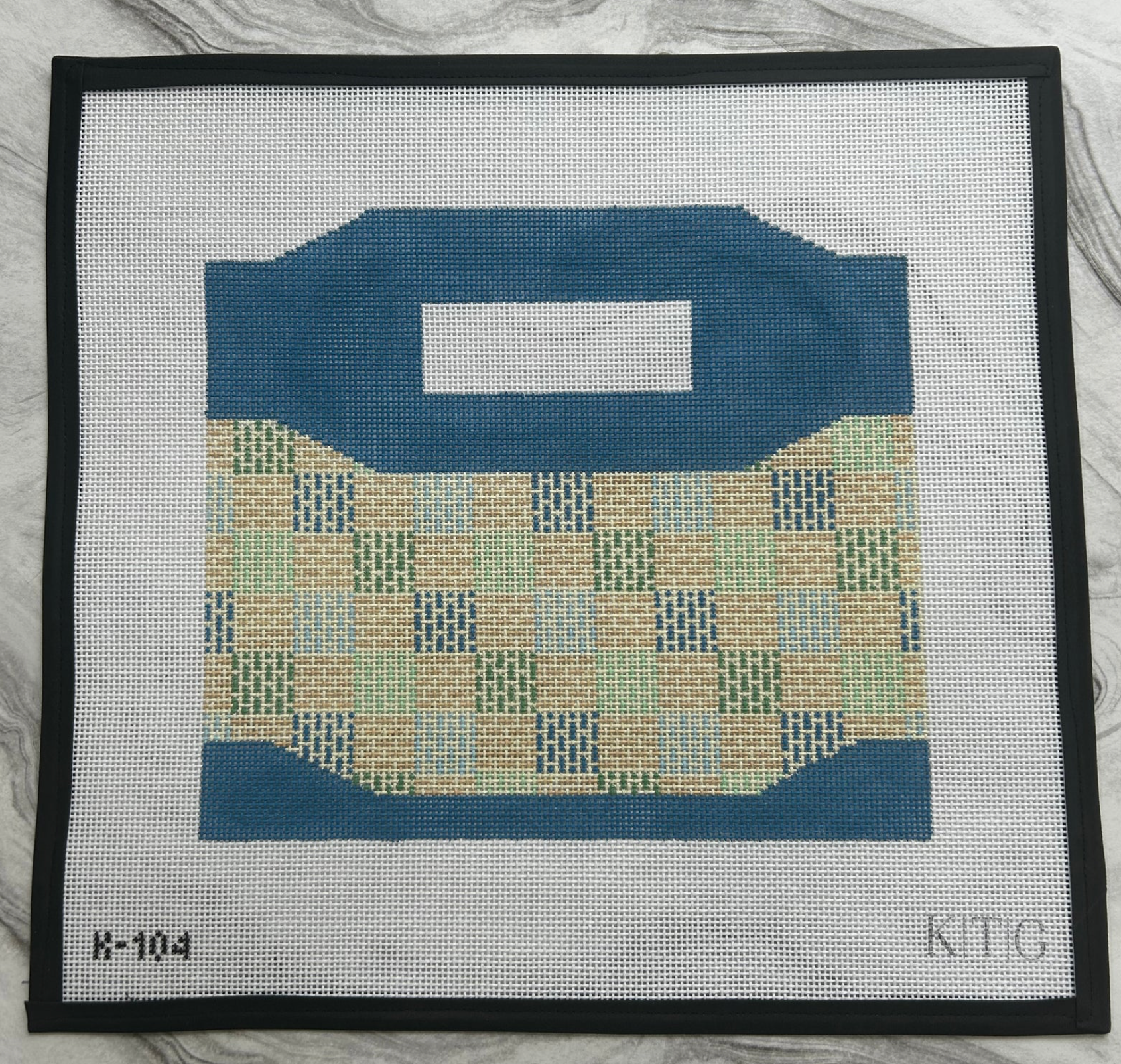 Canvas POOL ENVELOPE   CLUTCH   10X9"