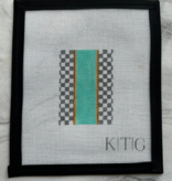 Canvas MINI WHITE  CHECK TAG  INSERT  K99  2X3