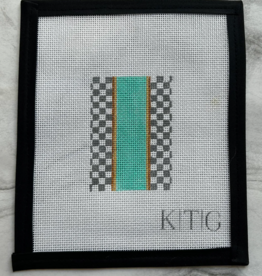 Canvas MINI WHITE  CHECK TAG  INSERT  K99  2X3