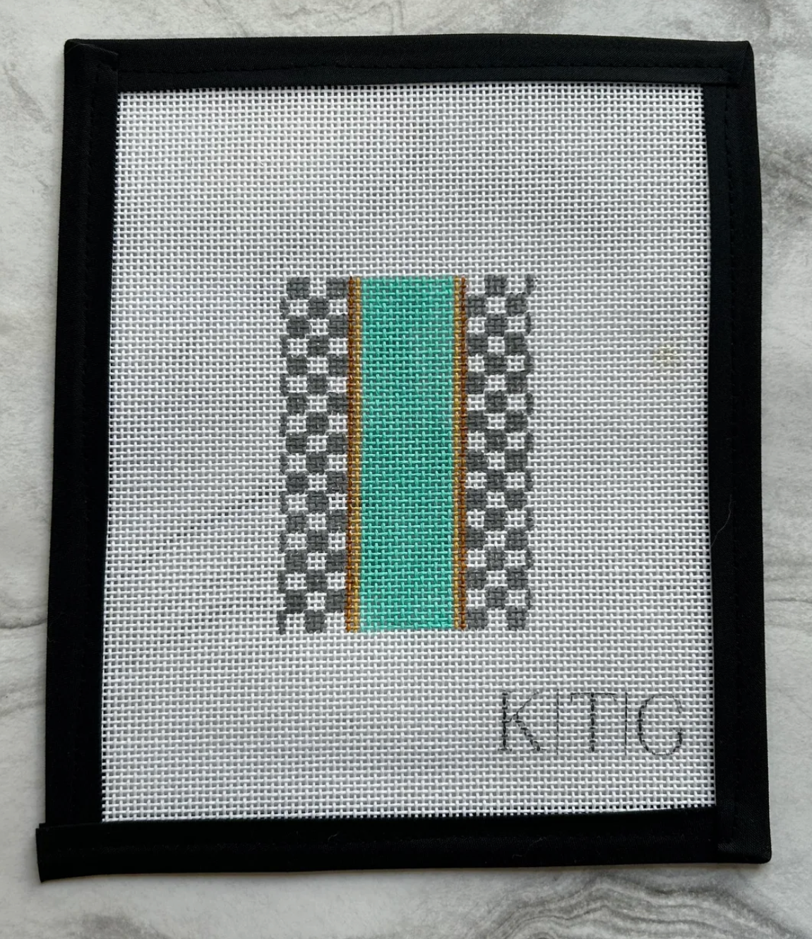 Canvas MINI WHITE  CHECK TAG  INSERT  K99  2X3