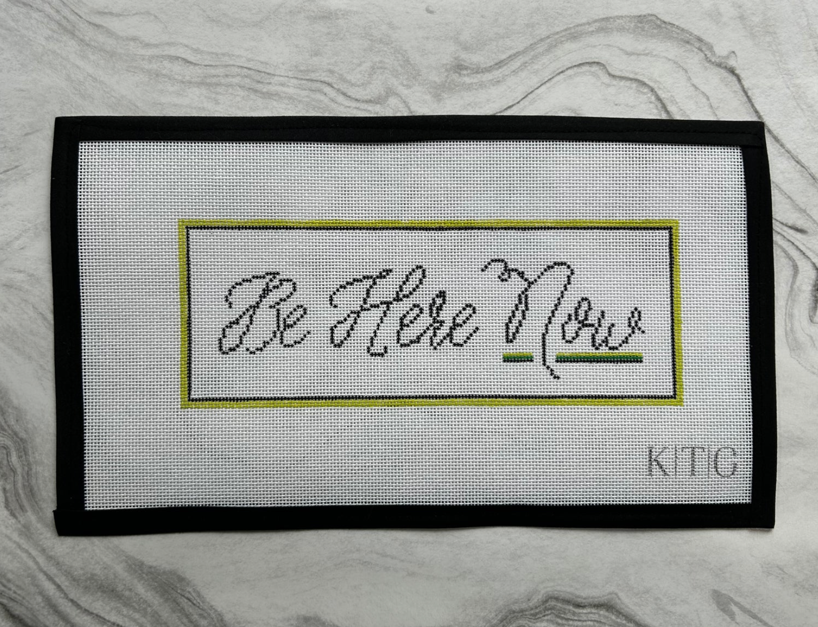 Canvas BE HERE NOW  K83   4X4.5"