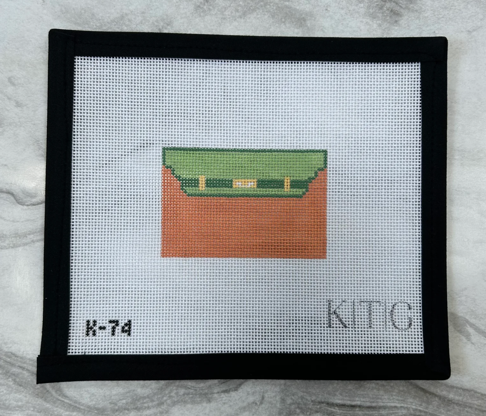 Canvas MICRO DESRT FLOWER  CHARM/INSERT K75     2X3"