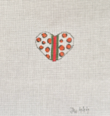 Canvas GUCCI HEART  CHARM  JW444   2X1.5"