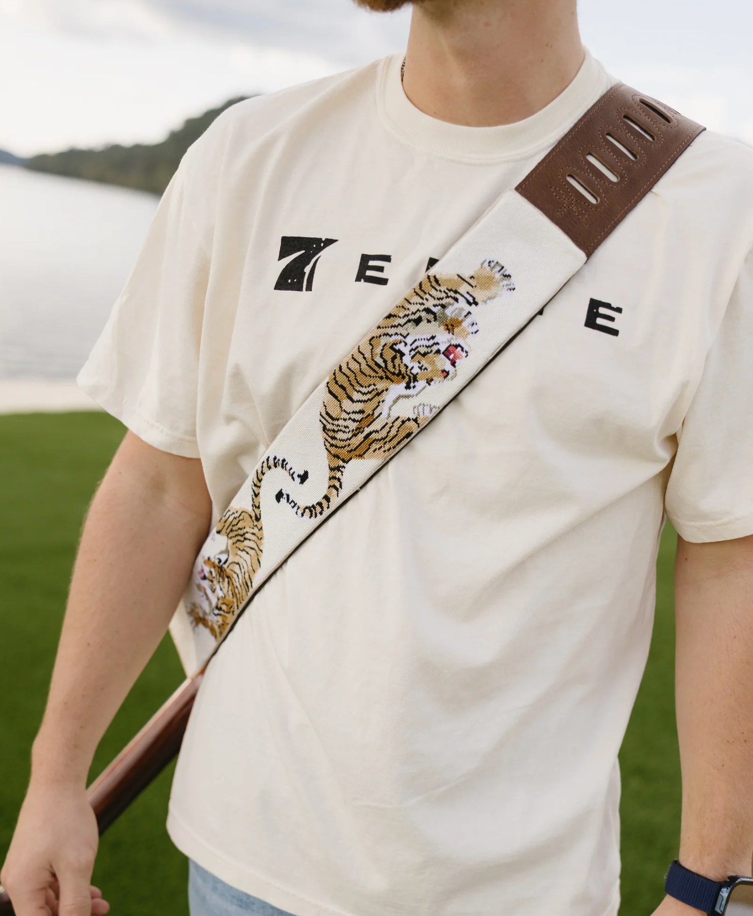 Canvas TIGERS CRAWLING  HIP BELT  HB812