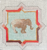 Canvas GOLD ELEPHANT  JW450   3.25X3.25"
