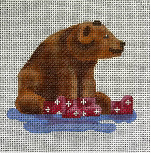 Canvas BEAR IN BOOTS  ME171
