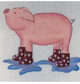 Canvas PIG IN BOOTS  ME9