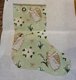 Canvas LILY OF THE VALLEY STOCKING  AGL054