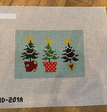 Canvas 3 CHRISTMAS TREES  PCND201A
