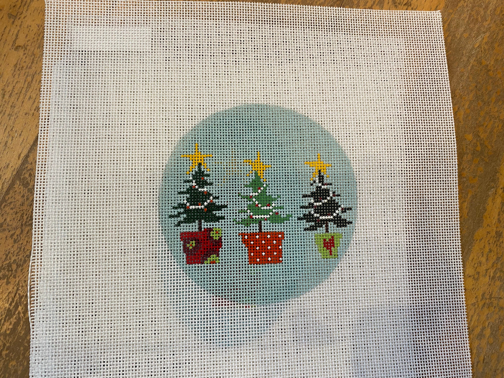 Canvas 3 CHRISTMAS TREES  PCHR022