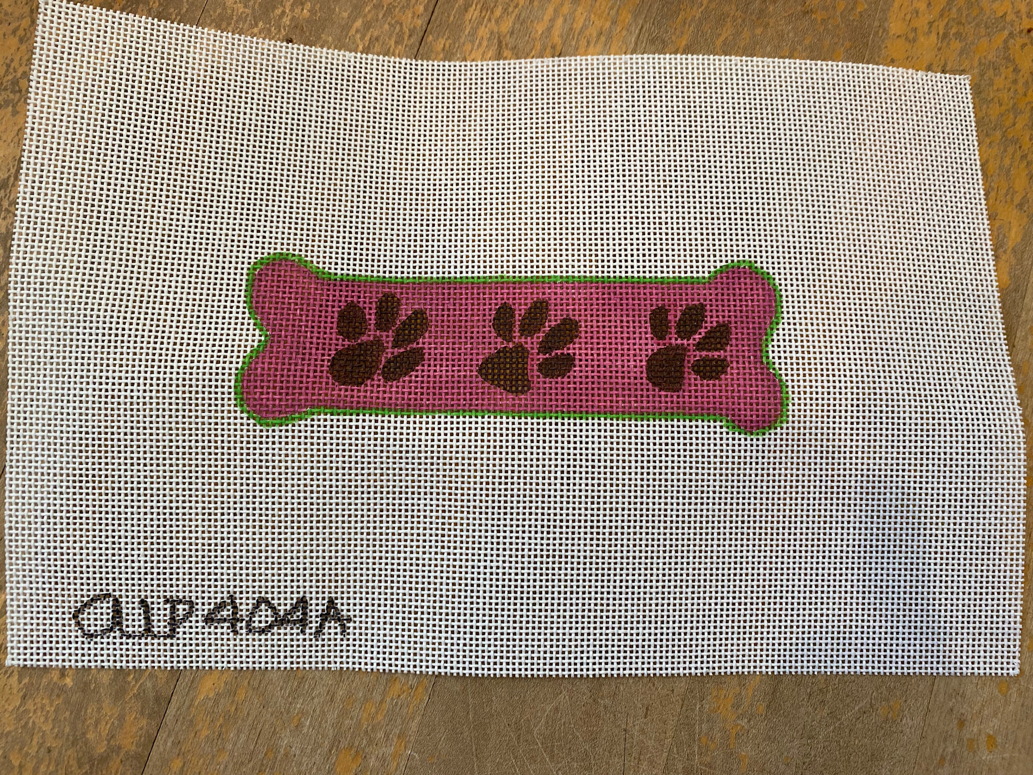 Canvas ANN WHEAT PACE DOG BONE  404A