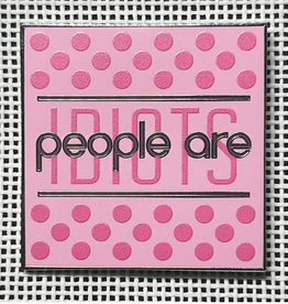 Accessories PEOPLE ARE IDIOTS  -  PINK  NEEDLE MINDER