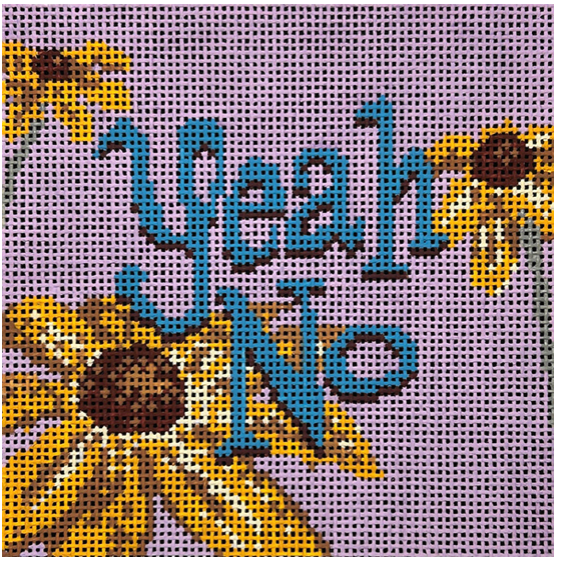 Canvas YEAH NO     SA101   4X4"