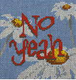 Canvas NO YEAH     SA102   4X4"