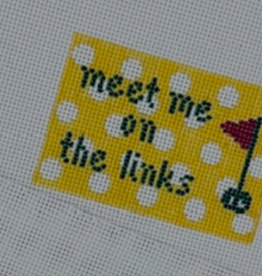 Canvas MEET ME ON THE LINKS  LTB3  2X3"