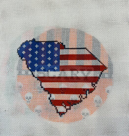 Canvas SOUTH CAROLINA STARS AND STRIPES  SNS19