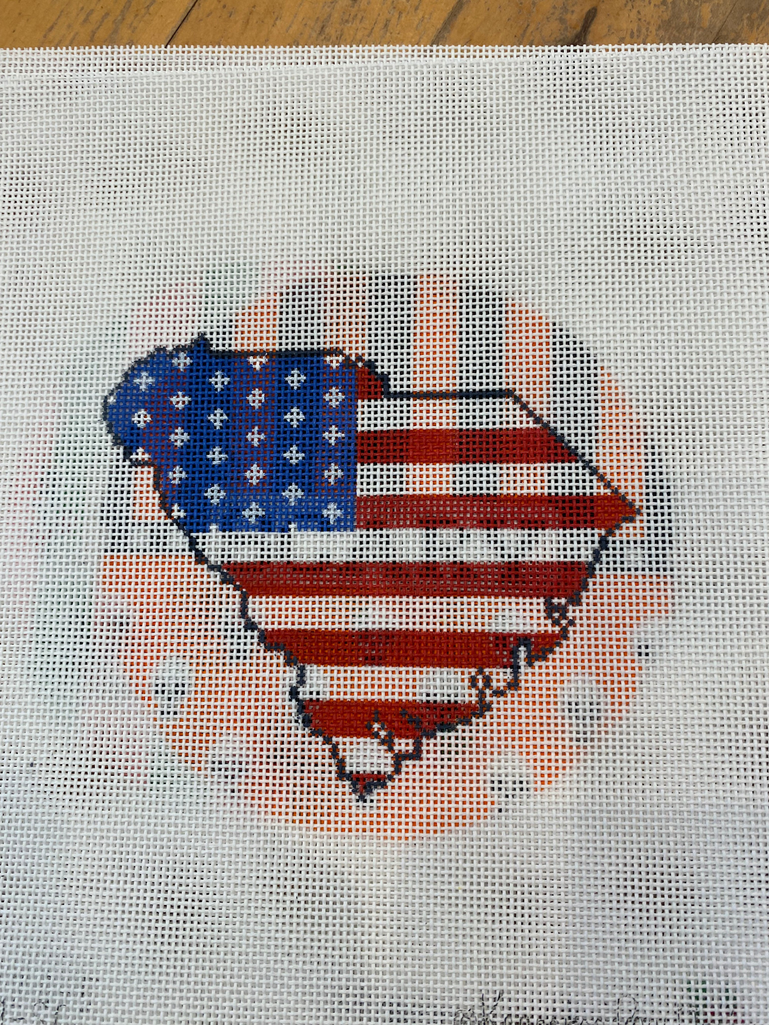 Canvas SOUTH CAROLINA STARS AND STRIPES  SNS19