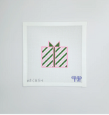 Canvas GIFT BOX -PINK/GREEN  BEGINNER  APCH54