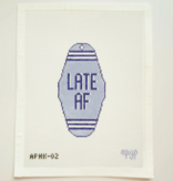 Canvas LATE AF HOTEL KEY  APHK02   2.5X5"