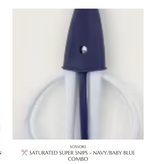 Accessories SATURATED SUPER SNIPS -DUO COLORS   NAVY/BABY BLUE