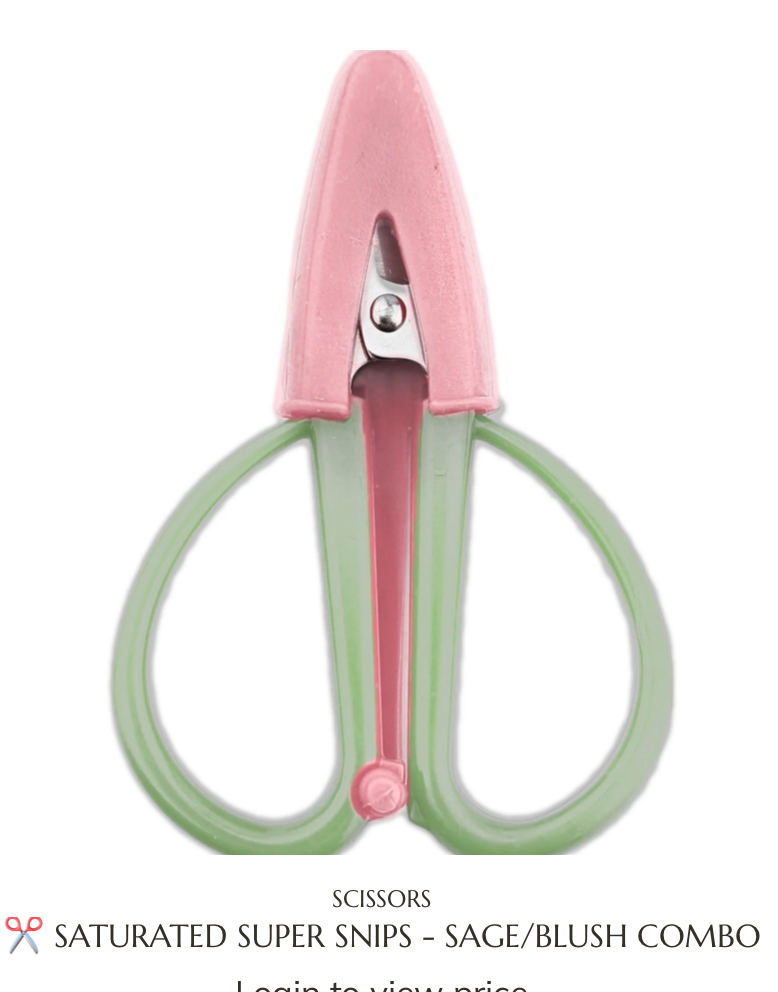Accessories SATURATED SUPER SNIPS -DUO COLORS   SAGE/BLUSH
