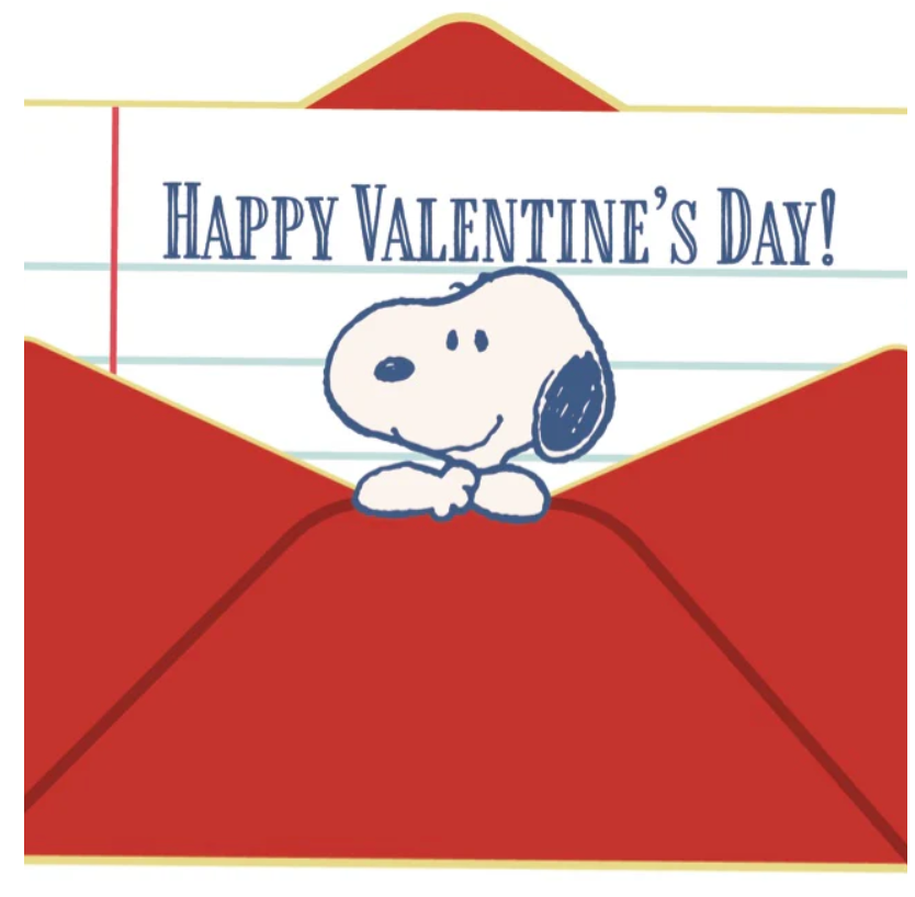 Accessories PEANUTS VALENTINE LETTER    MINDER