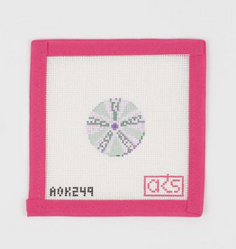 Canvas TINY SEA URCHIN CHARM/FOB  AOK249   1.7X1.7"