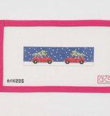 Canvas VW BUG KEY FOB  AOK205