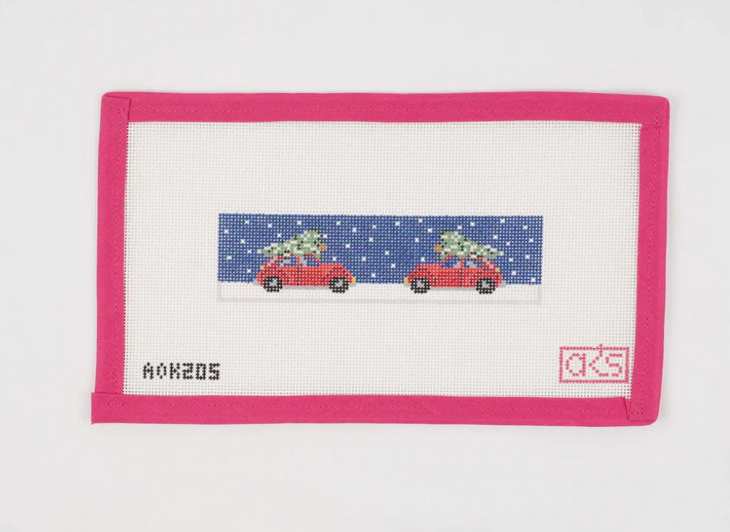 Canvas VW BUG KEY FOB  AOK205