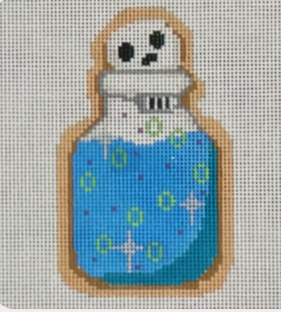 Canvas POISON BOTTLE COOKIE   LLC23  2.75X4"