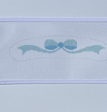 Canvas BLUE BOW BABY HANGER
