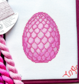 Canvas DRAGON EGG - GARNET  SB162  5" EGG