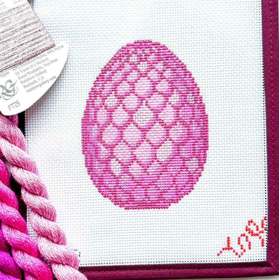 Canvas DRAGON EGG - GARNET  SB162  5" EGG