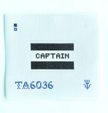 Canvas CAPTAIN LUGGAGE TAG/BAG CHARM  TA6036