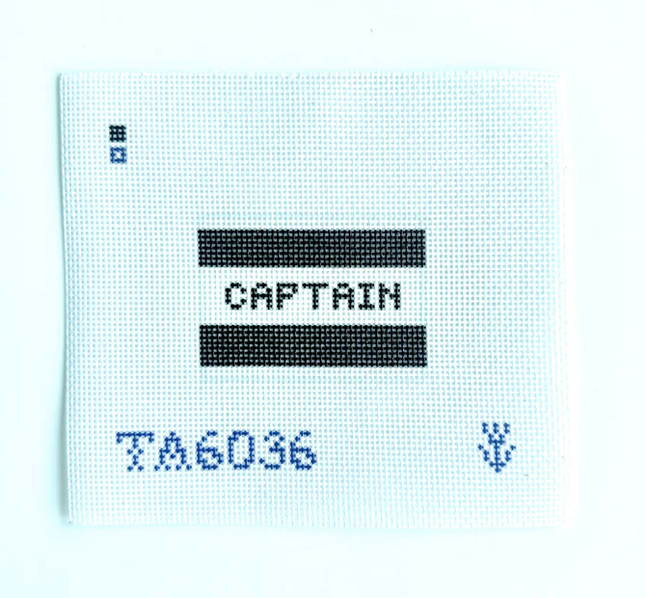Canvas CAPTAIN LUGGAGE TAG/BAG CHARM  TA6036