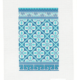 Canvas HEWITT  SUNGLASS CASE/WALLET - BLUES       JS110B   7.5X4.5"