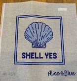 Canvas SHELL YES  AB154  6X6"