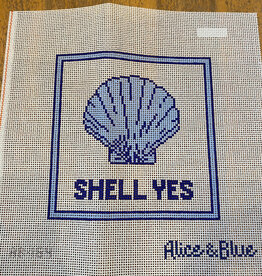 Canvas SHELL YES  AB154  6X6"