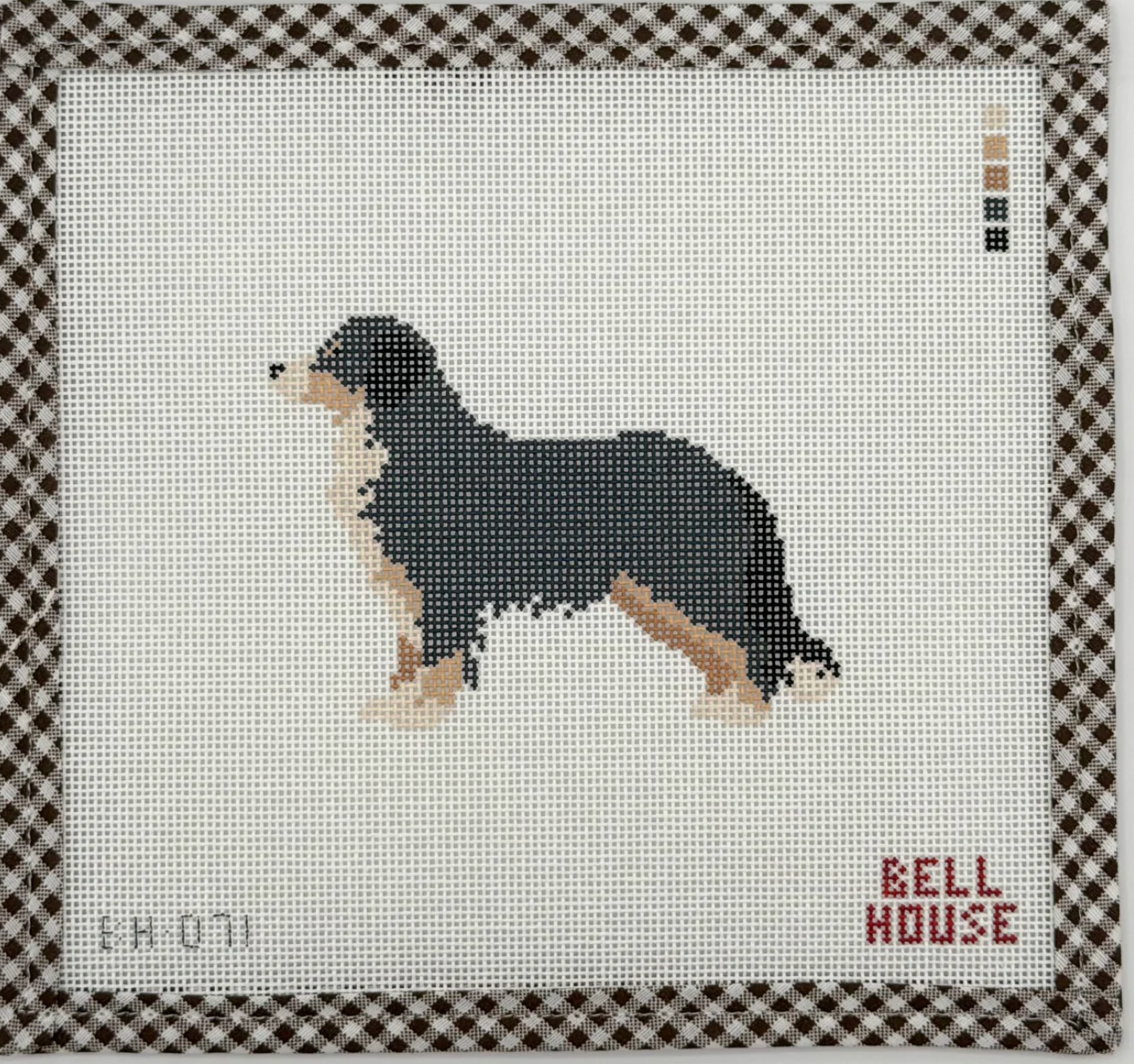 Canvas BERNESE MOUNTAIN DOG  BH071   4.1X3"