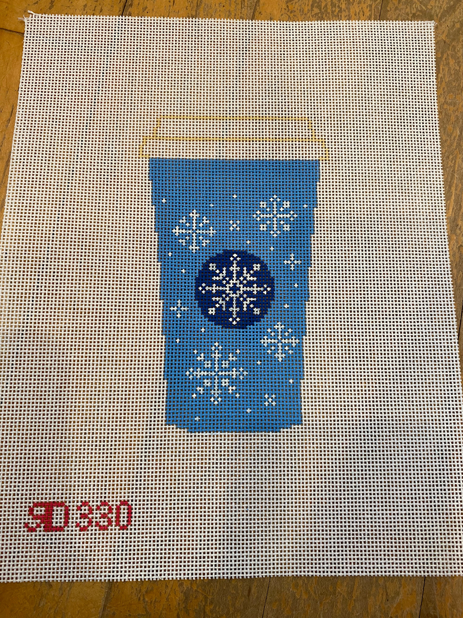 Canvas CUP SERIES - BLUE SNOWFLAKE CUP  RD330