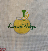 Canvas LEMON WEDGE COASTER  RD562
